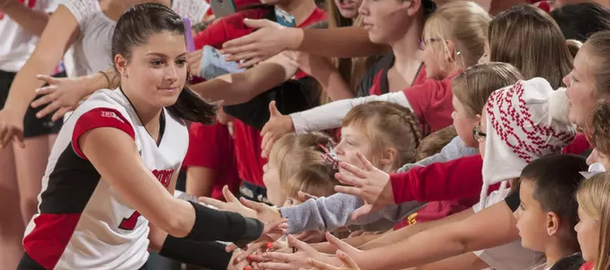 Amber MacDonald high-five