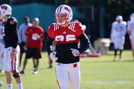 Alex Erickson in Holiday Bowl practice, Dec. 26, 2015