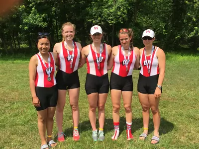 Lightweight four silver medalists at 2015 IRA National Championships