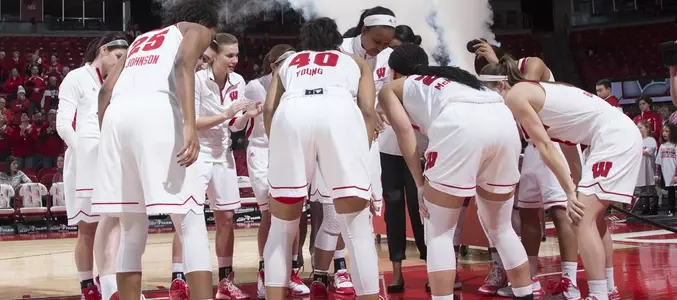 Team Huddle before Maryland game