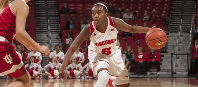 Roichelle Marble drives around a defender