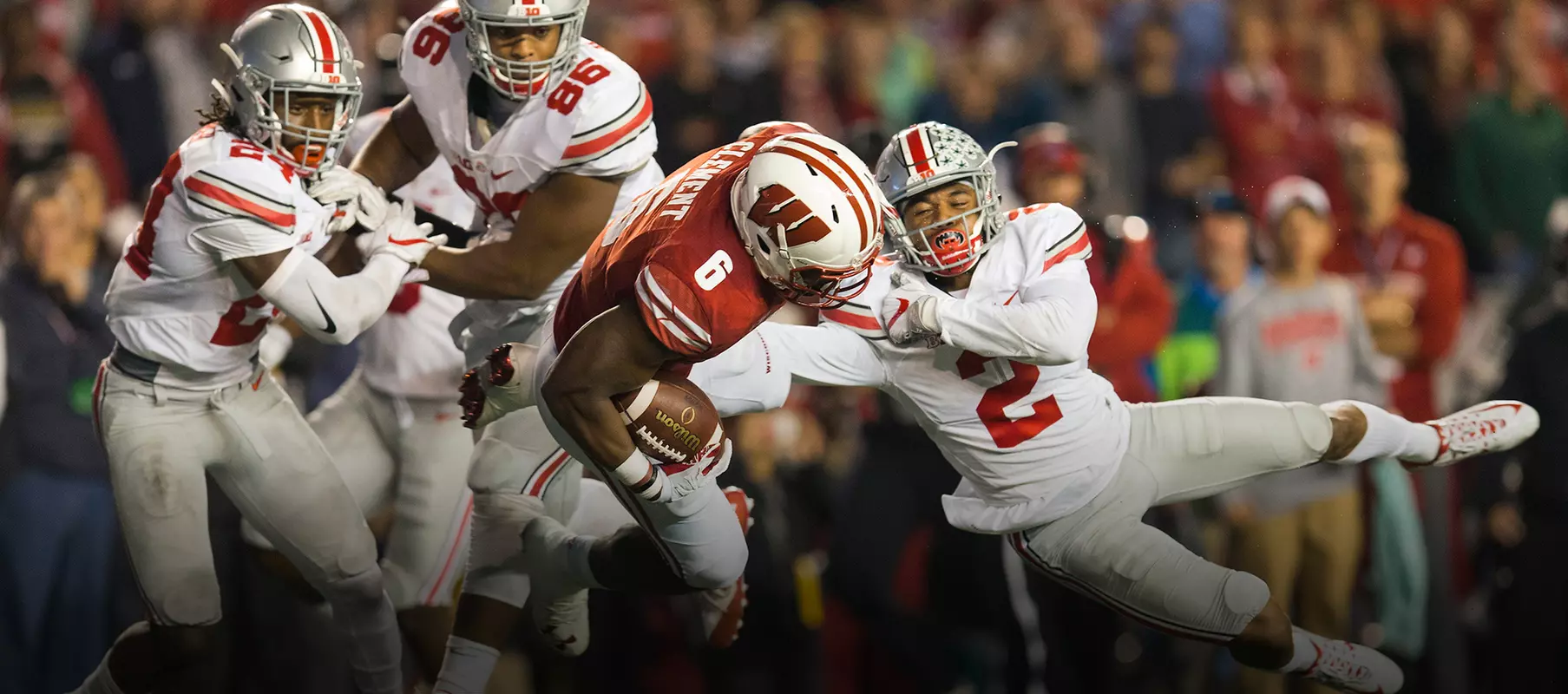 Wisconsin vs. Ohio State football, Corey Clement, October 2016