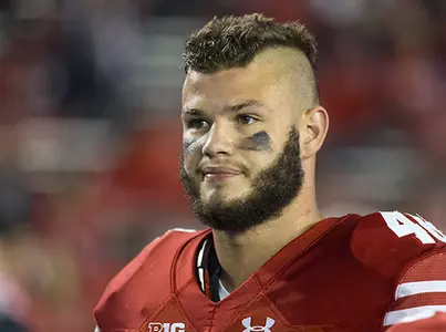 Wisconsin football linebacker Jack Cichy