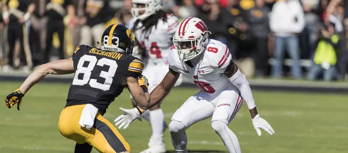 Football win vs. Iowa, Sojourn Shelton, 2016