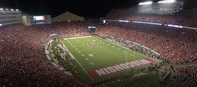 Camp Randall at night, Ohio State, Oct. 15, 2016