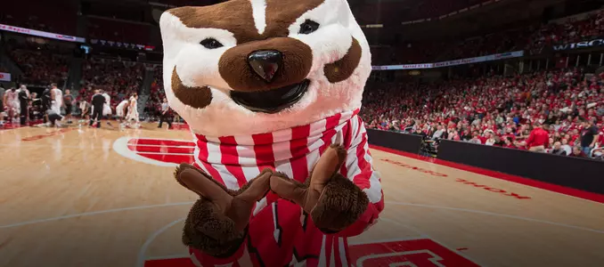 Bucky Badger 2016 Kohl Center basketball