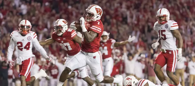 Football vs. Nebraska 2016 Bradrick Shaw