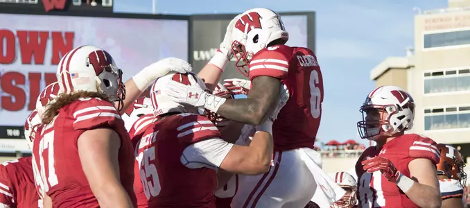 Football vs. Illinois celebration Corey Clement