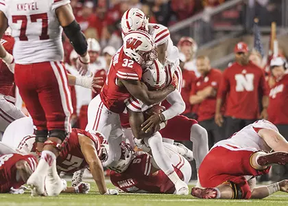 Football vs. Nebraska 2016 Leon Jacobs