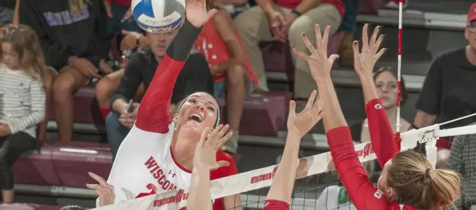 Molly Haggerty swings at the ball