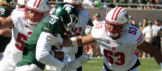 T.J. Edwards Football vs. Michigan State 2016