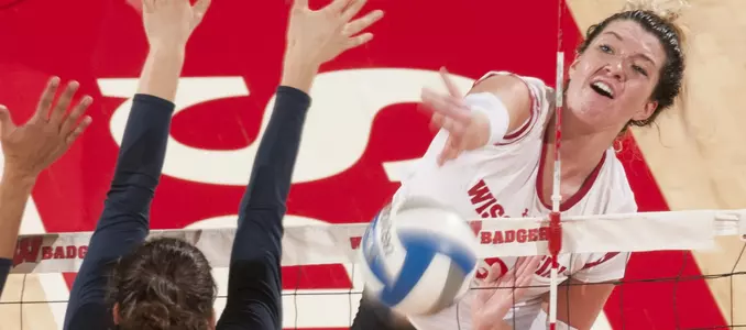 Molly Haggerty hits down the line