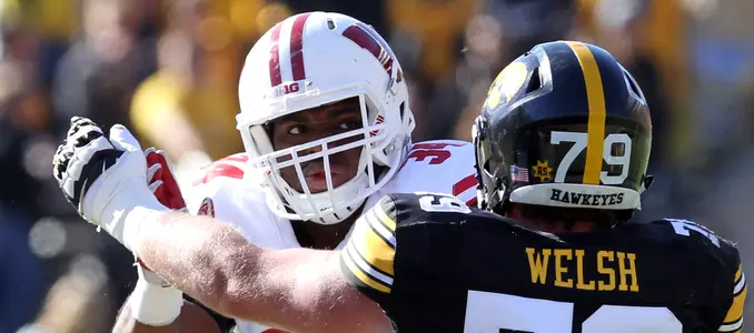 Football vs. Iowa 2016 Chikwe Obasih