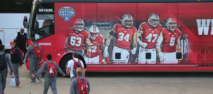 Football Cotton Bowl 2017 Bus Wrap Dallas Texas