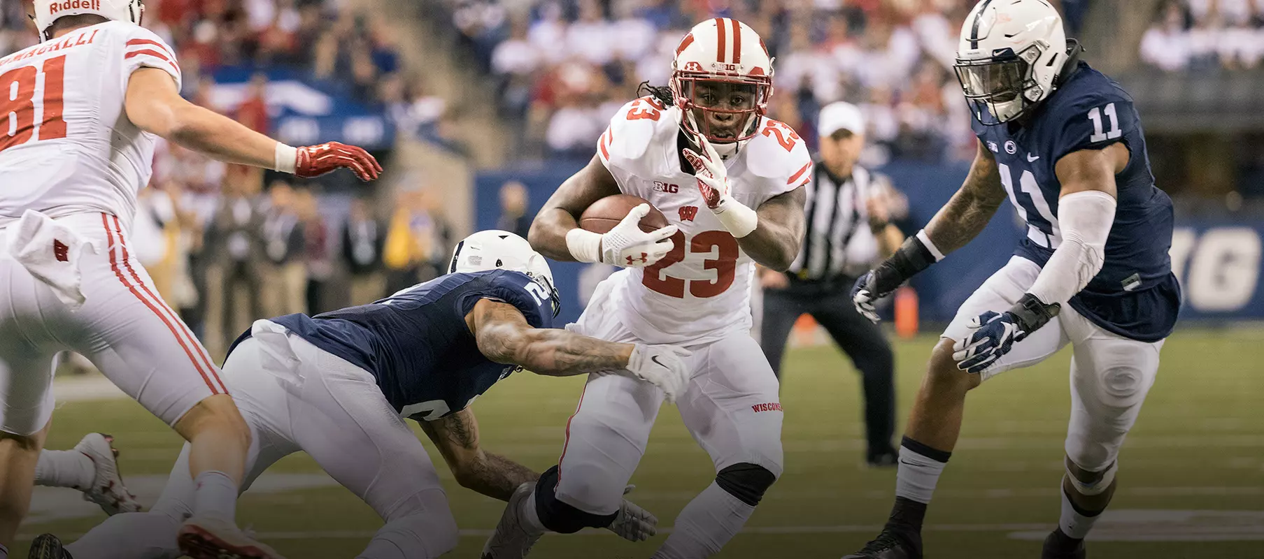 Football 2016 vs. Penn State Big Ten Championship Dare Ogunbowale