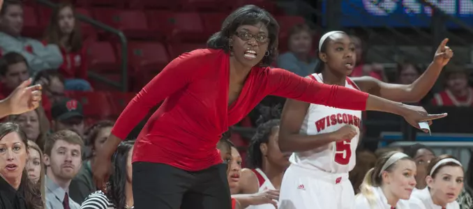 Head coach Bobbie Kelsey directs her team from the sideline.