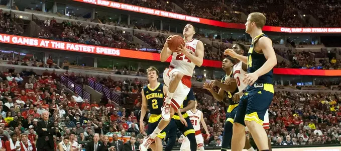 Bronson Koenig vs. Michigan in 2015 Big Ten Tournament