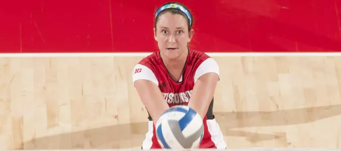 Madison Duello passes the ball