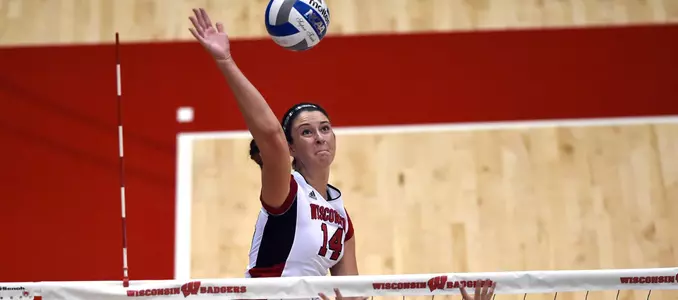 Madison Duello goes up for a kill