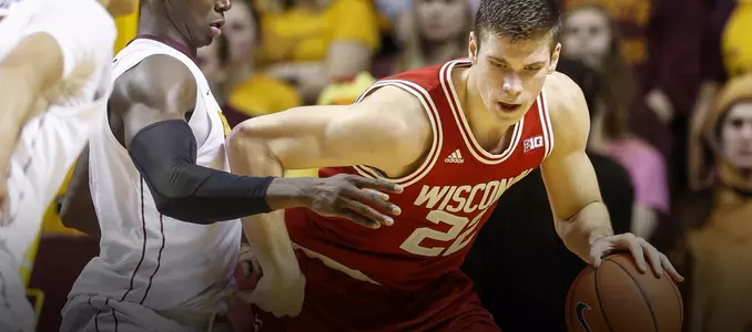 Ethan Happ at Minnesota headline