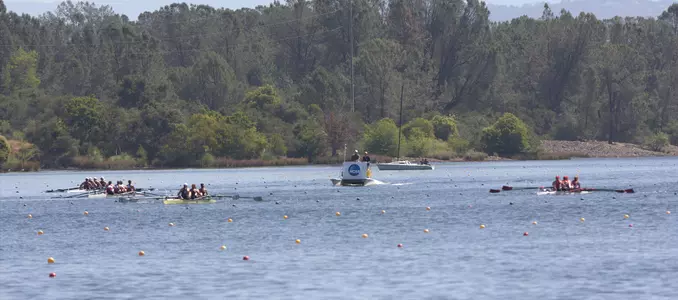 Varsity four heat on Day 1 of 2016 NCAA Rowing Championships