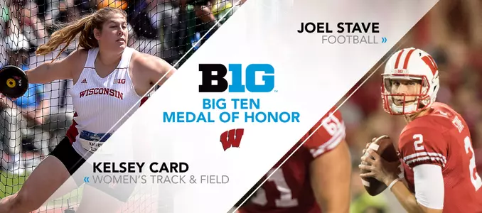 2016 Big Ten Medal of Honor - Joel Stave - Kelsey Card