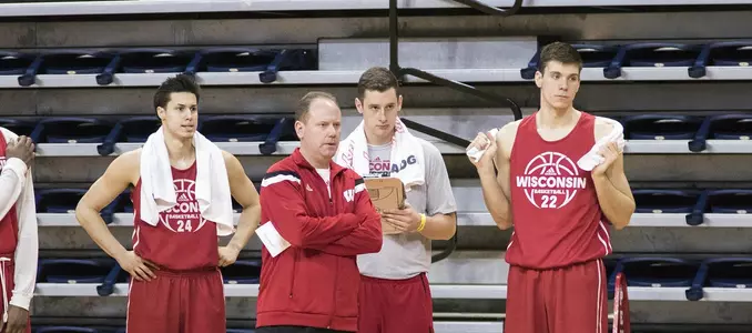 Greg Gard at practice