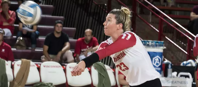 Molly Haggerty passes the ball