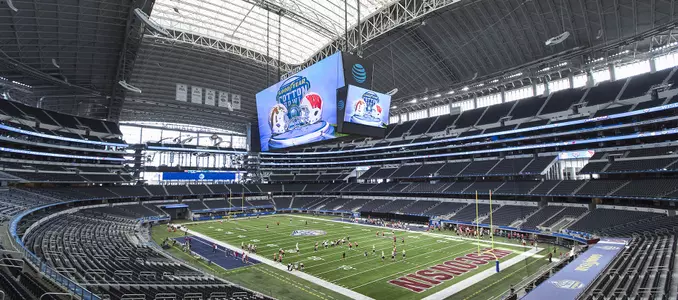Football Cotton Bowl 2017 AT&T Stadium practice