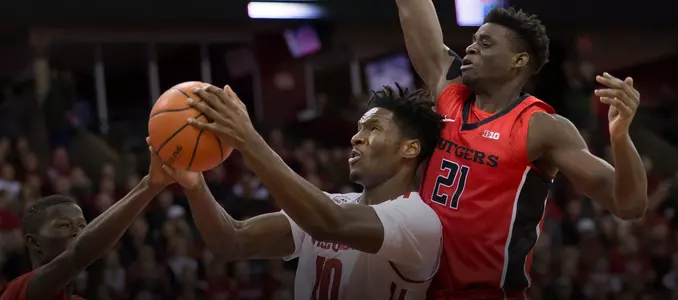 Men's basketball vs. Rutgers Nigel Hayes 2016