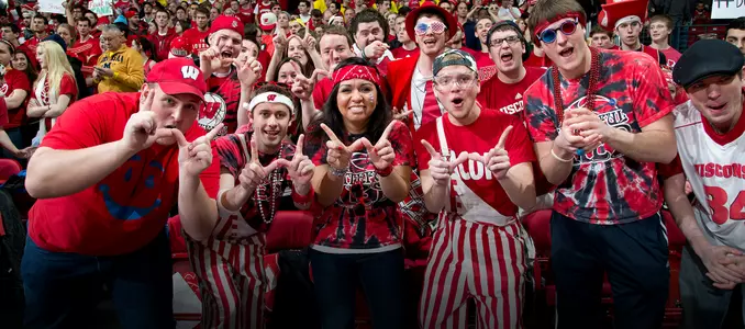 Grateful Red during a men's basketball game vs. Michigan