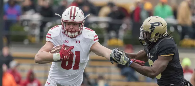 Photo of Troy Fumagalli football vs. Purdue 2016