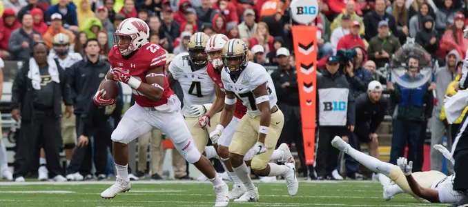 Photo of Jonathan Taylor football vs. Purdue 2017