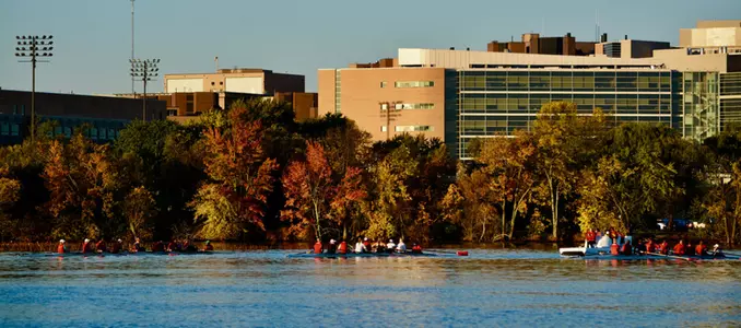 Lake Mendota rowing