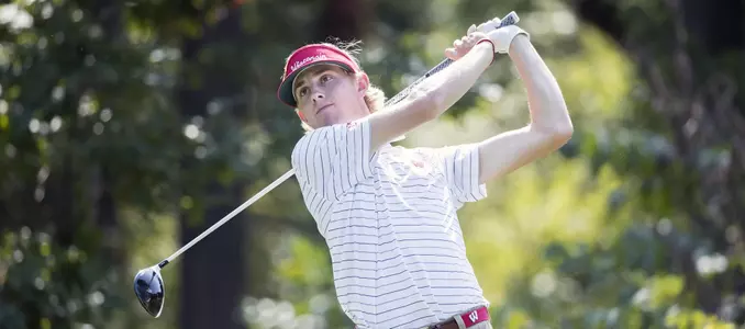 Photo of Sam Anderson during the 2017 Badger Invitational