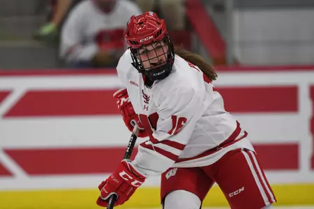 Maddie Posick gets open for a pass