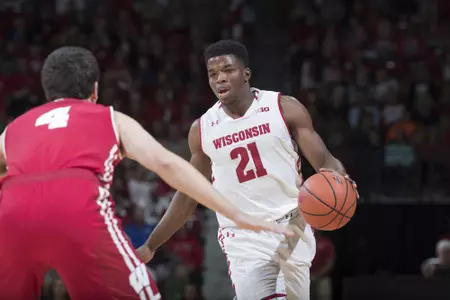 Khalil Iverson at the 2017 Red/White Scrimmage