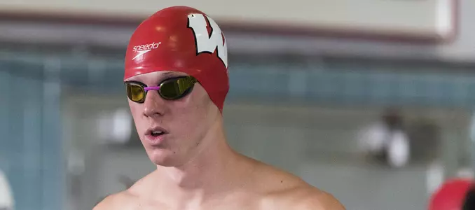 Matt Novinski at the Red-White Intrasquad scrimmage, 2017