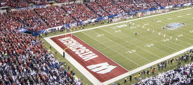 Photo of Lucas Oil Stadium 2016 Big Ten Championship Game football