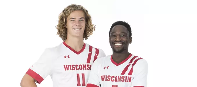 Photo of Mark Segbers, Tom Barlow men's soccer 2017