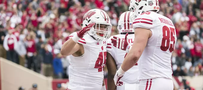 Photo of Alec Ingold football vs. Indiana 2017