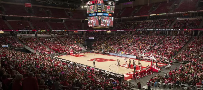 Kohl Center during women's basketball game