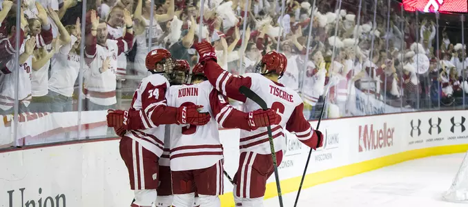 Men's hockey vs Michigan 2017 Cameron Hughes
