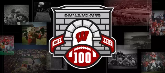 Camp Randall 100 graphic