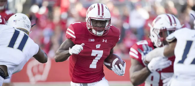 Football vs. Akron 2016 Bradrick Shaw