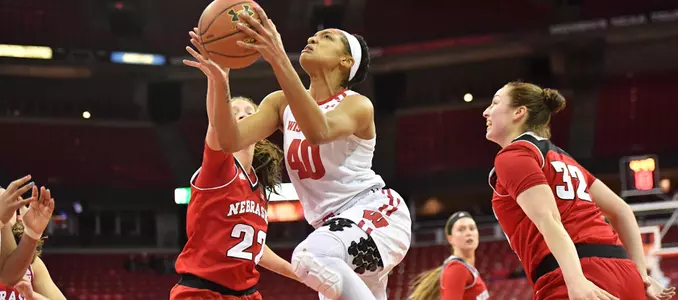 Avyanna Young drives to the basket