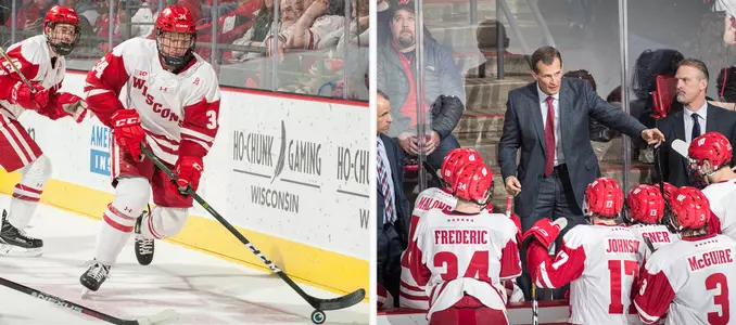 Trent Frederic and Tony Granato