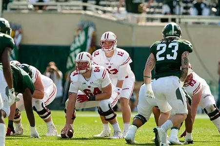 Football vs. Michigan State 2016 Brett Connors Alex Hornibrook