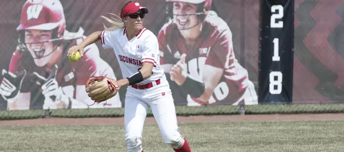 Gabby Scherle fielding