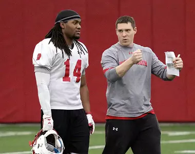 Football 2017 spring practice D'Cota Dixon Jim Leonhard